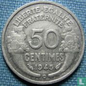 Frankrijk 50 centimes 1945 (C) - Afbeelding 1