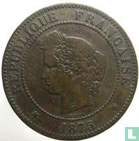 France 5 centimes 1875 (A) - Image 1