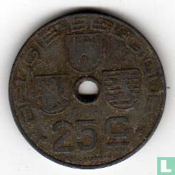 Belgium 25 centimes 1943 (NLD-FRA) - Image 2