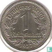 Duitse Rijk 1 reichsmark 1937 (D) - Afbeelding 1