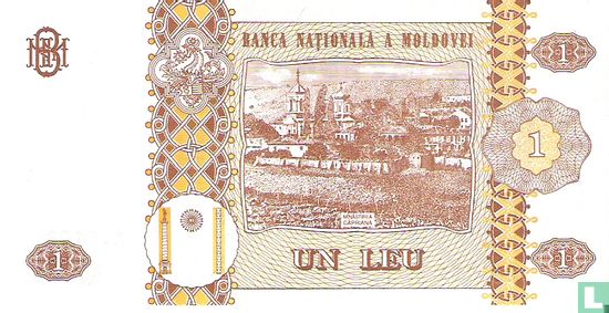 Moldavië 1 Leu  - Afbeelding 2