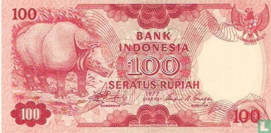 Indonesië 100 Rupiah 1977 - Afbeelding 1