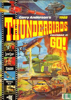 Thunderbirds Calendar 1988