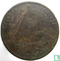 France 5 centimes 1875 (A) - Image 2