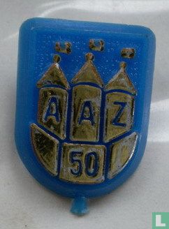 AAZ 50 [or sur bleu]