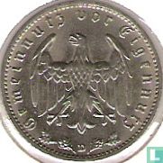 Duitse Rijk 1 reichsmark 1937 (D) - Afbeelding 2