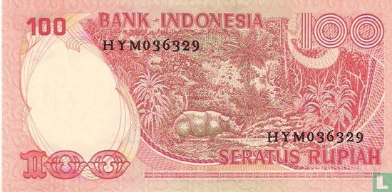 Indonesia 100 Rupiah 1977 - Image 2