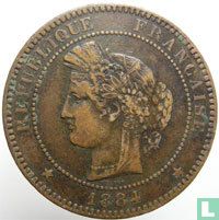 Frankrijk 10 centimes 1884 - Afbeelding 1