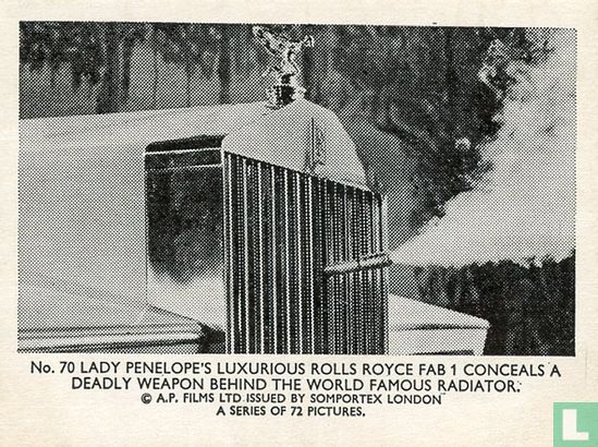 Lady Penelope's luxurious rolls royce FAB 1 conceals a deadly weapon behind the world famous radiator. - Afbeelding 1