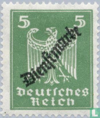 Aufdruck auf Briefmarken - Bild 1