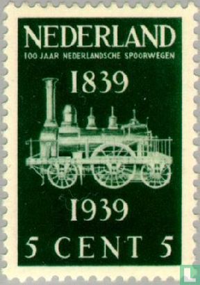 Anniversaire des chemins de fer 1839-1939