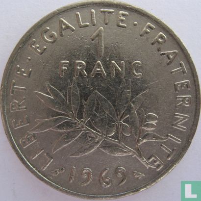 Frankreich 1 Franc 1969 - Bild 1