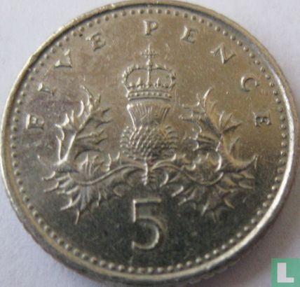 Vereinigtes Königreich 5 Pence 2000 - Bild 2