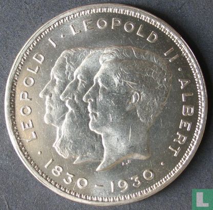 Belgique 10 francs 1930 (NLD - position A) "Centennial of Belgium's Independence" - Image 1
