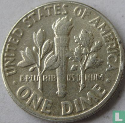 États-Unis 1 dime 1956 (sans lettre) - Image 2