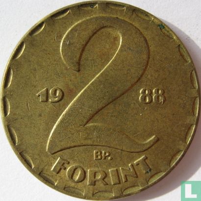 Hongarije 2 forint 1988 - Afbeelding 1