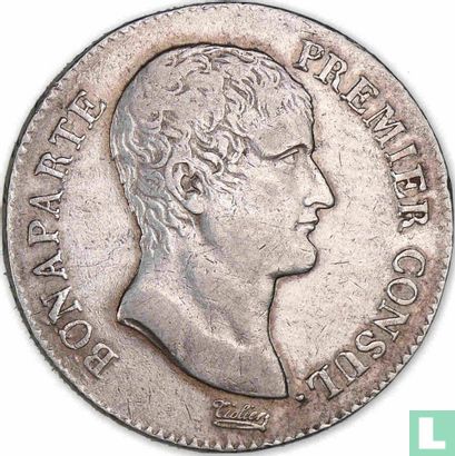 Frankreich 5 Franc AN 12 (M - BONAPARTE PREMIER CONSUL) - Bild 2