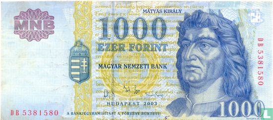 Hongrie 1.000 Forint 2003 - Image 1