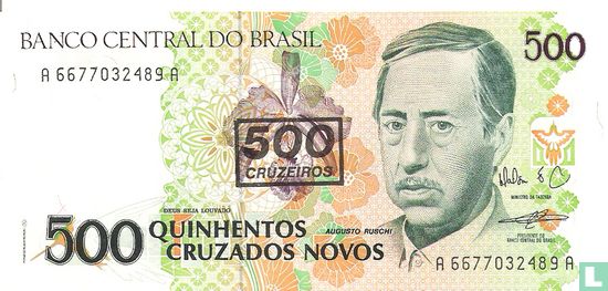 Brésil 500 cruzeiros - Image 1