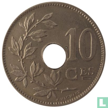 Belgien 10 Centime 1901 (FRA - type 2) - Bild 2