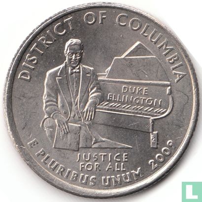 Verenigde Staten ¼ dollar 2009 (P) "District of Columbia" - Afbeelding 1