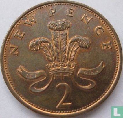 Verenigd Koninkrijk 2 new pence 1979 - Afbeelding 2