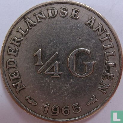 Netherlands Antilles ¼ gulden 1965 - Image 1