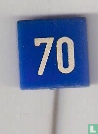 70 (aanwijzingsbord: 70 km / pu)