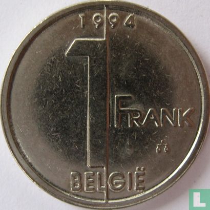 Belgium 1 franc 1994 (NLD) - Image 1