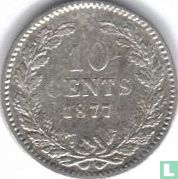 Nederland 10 cent 1877 - Afbeelding 1