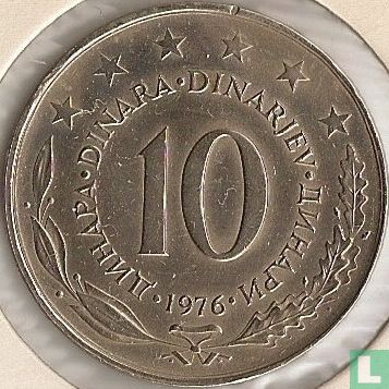 Joegoslavië 10 dinara 1976 - Afbeelding 1