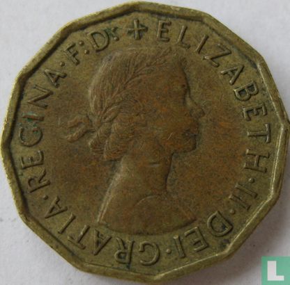Verenigd Koninkrijk 3 pence 1961 - Afbeelding 2