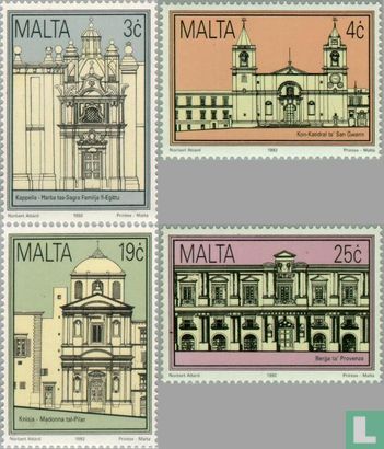 Historische gebouwen in Valletta 