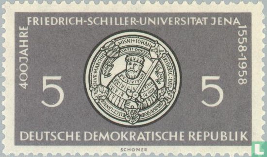 Universität Jena, 1558-1958 
