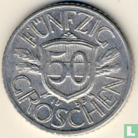 Austria 50 groschen 1955 - Image 1