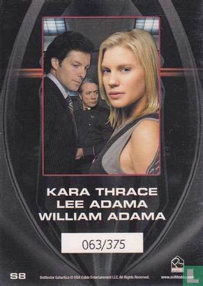 Kara Thrace, Lee Adama and William Adama - Image 2