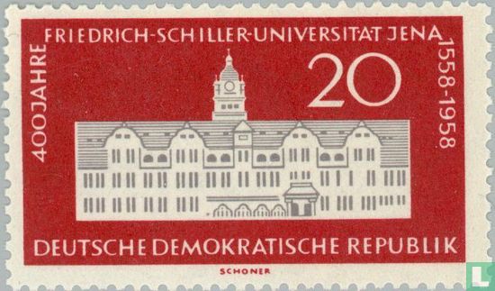 Universität Jena, 1558-1958 