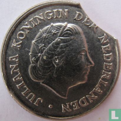 Pays-Bas 10 cent 1977 (fauté) - Image 2