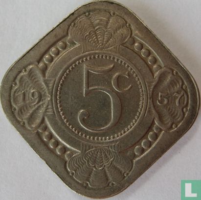 Netherlands Antilles 5 cent 1957 - Image 1