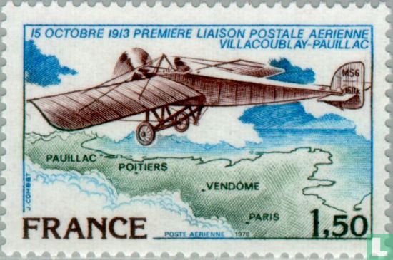 Liaison postale aérienne Villacoublay-Pauillac