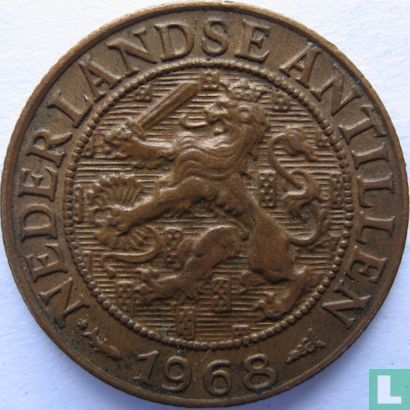 Nederlandse Antillen 1 cent 1968 (vis met ster) - Afbeelding 1