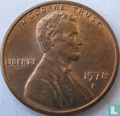 États-Unis 1 cent 1978 (D) - Image 1