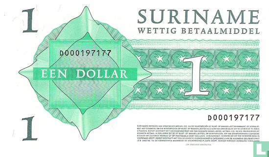 Suriname 1 Dollar 2004 - Image 2