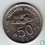 Maleisië 50 sen 1999 - Afbeelding 1