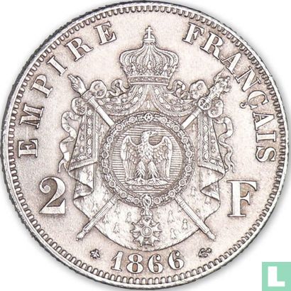 France 2 francs 1866 (A) - Image 1