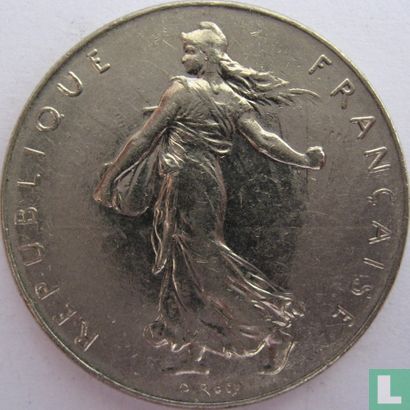 Frankrijk 1 franc 1977 - Afbeelding 2