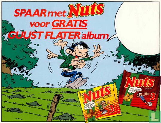 Spaar met Nuts voor gratis Guust Flater Album