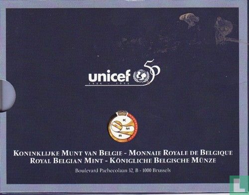Belgique 5 ecu 1996 (BE - folder) "50 years UNICEF" - Image 2