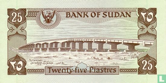 Sudan 25 Piastres 1981 - Image 2