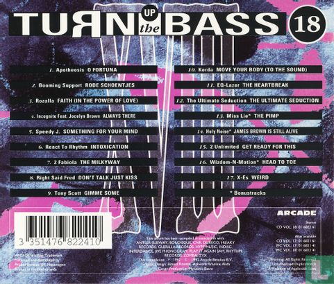 Turn up the Bass Volume 18 - Afbeelding 2
